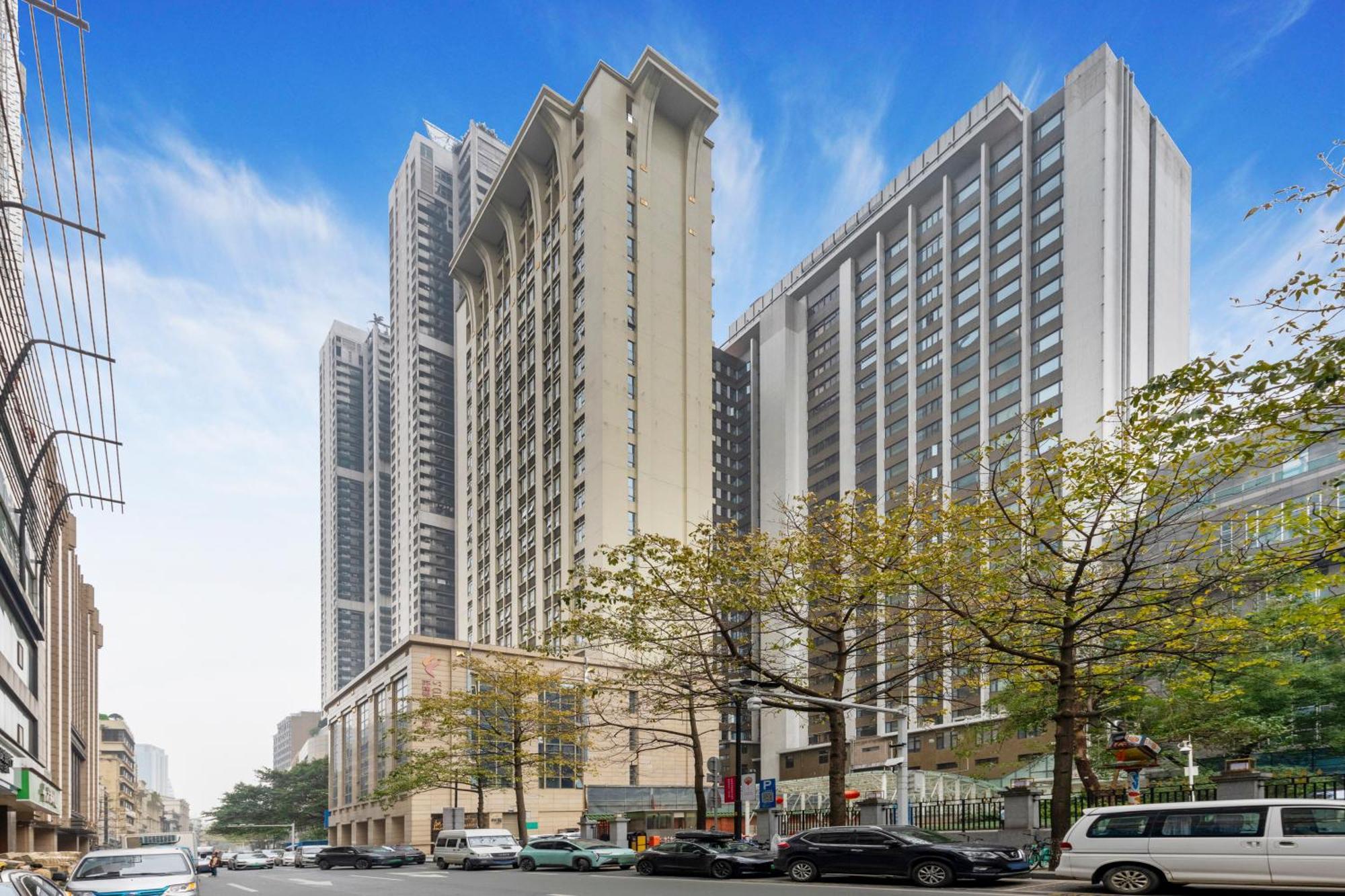 Waifiden Duplex Hotel Apartment Zhongyong Jinyu Branch-Free Shuttle Bus During The Canton Fair ภายนอก รูปภาพ