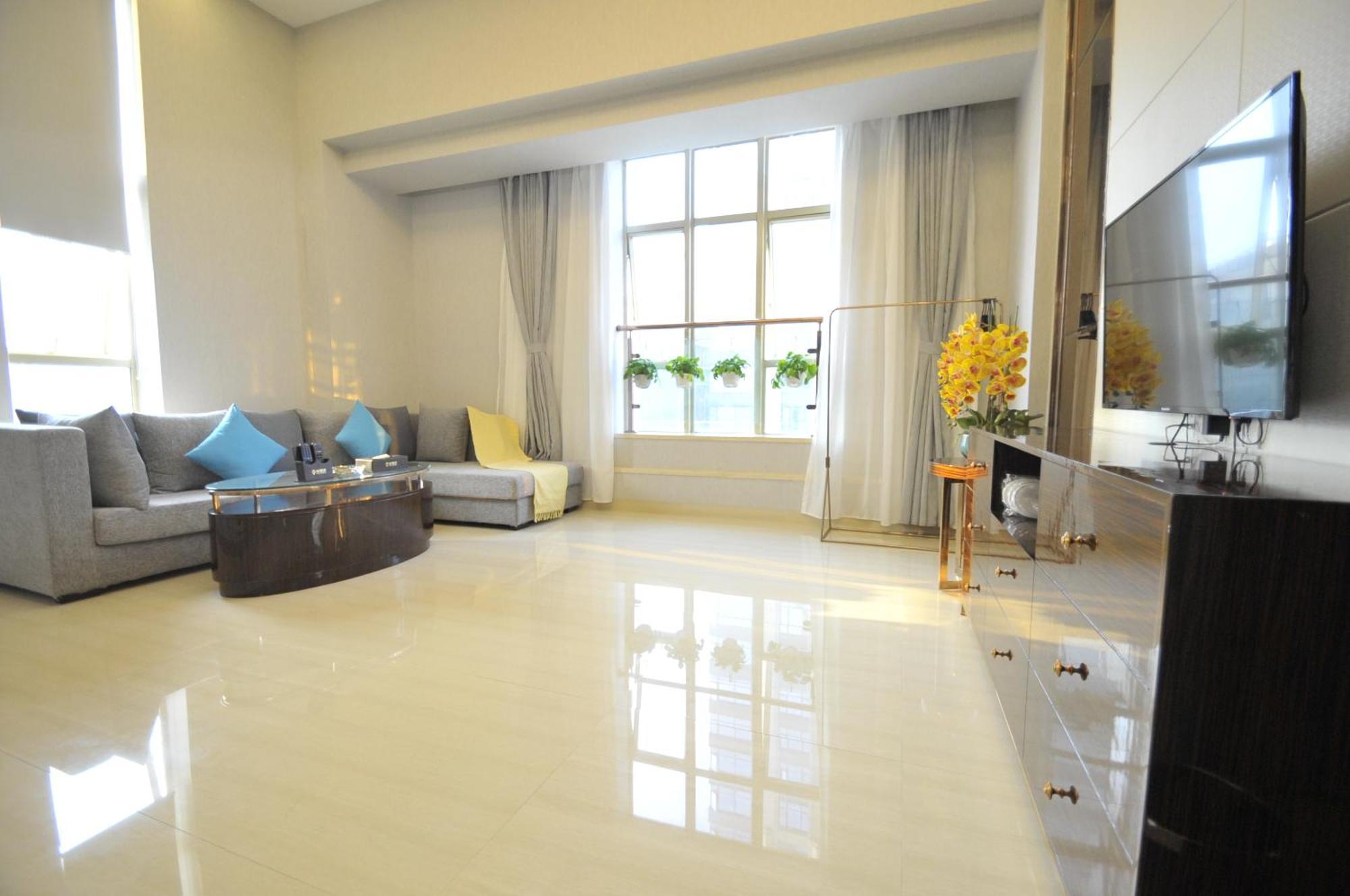 Waifiden Duplex Hotel Apartment Zhongyong Jinyu Branch-Free Shuttle Bus During The Canton Fair ภายนอก รูปภาพ
