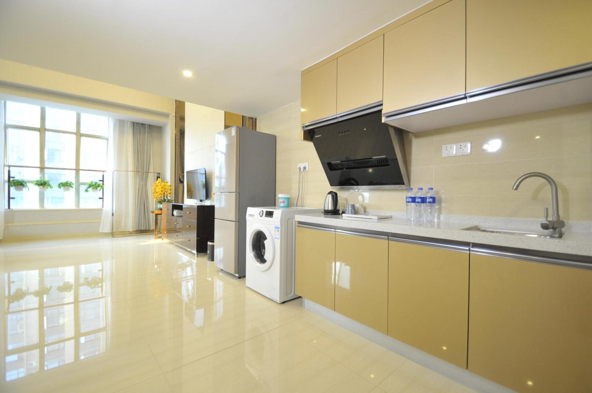 Waifiden Duplex Hotel Apartment Zhongyong Jinyu Branch-Free Shuttle Bus During The Canton Fair ภายนอก รูปภาพ