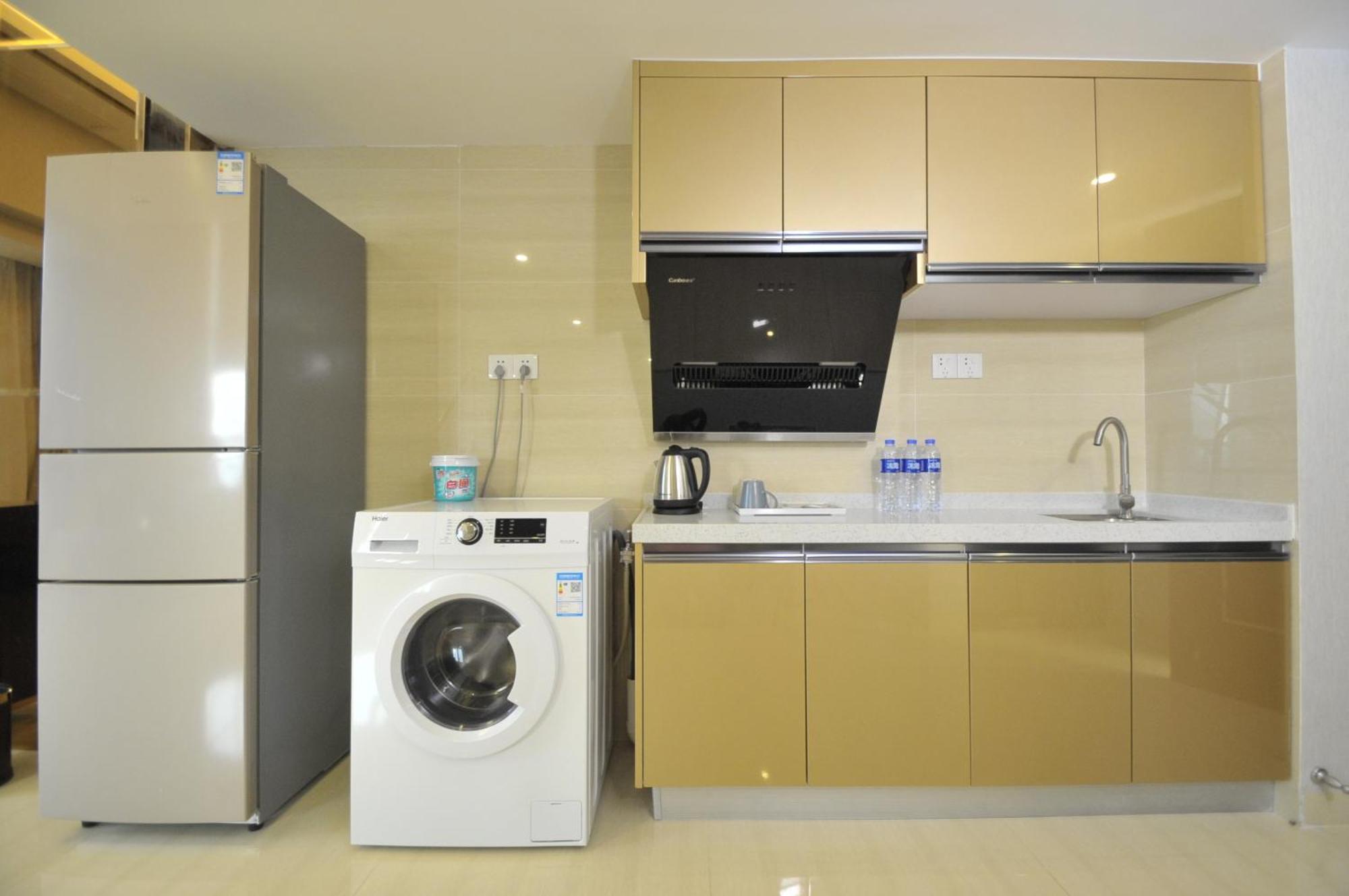 Waifiden Duplex Hotel Apartment Zhongyong Jinyu Branch-Free Shuttle Bus During The Canton Fair ภายนอก รูปภาพ