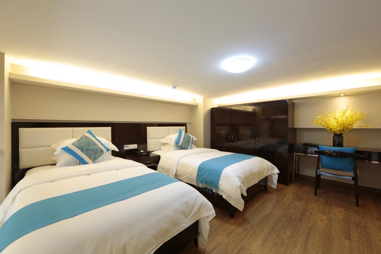 Waifiden Duplex Hotel Apartment Zhongyong Jinyu Branch-Free Shuttle Bus During The Canton Fair ภายนอก รูปภาพ